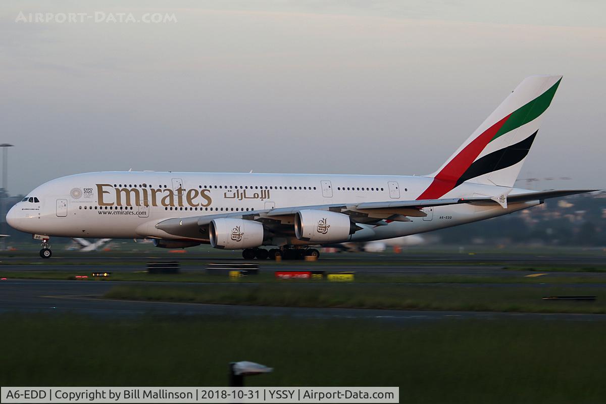 A6-EDD, 2008 Airbus A380-861 C/N 020, AWAY TO DXB