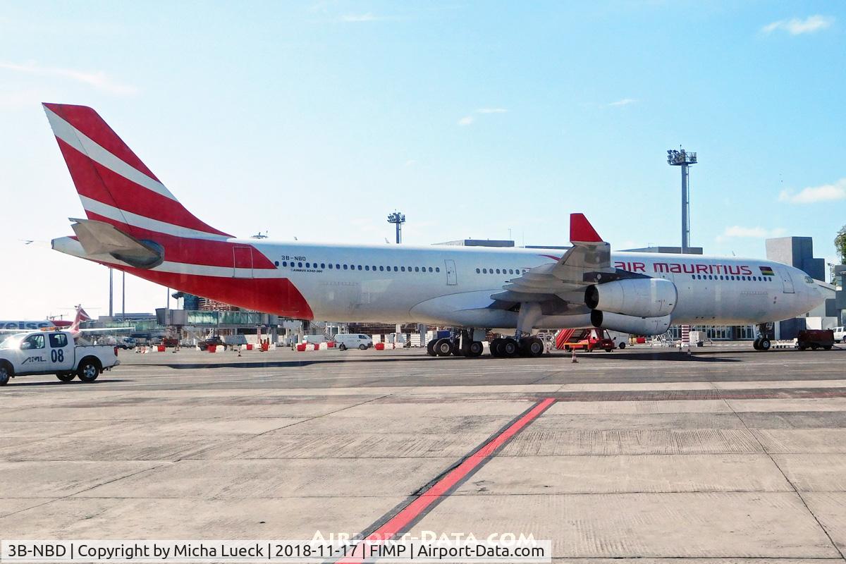 3B-NBD, 1997 Airbus A340-313 C/N 194, At Mauritius