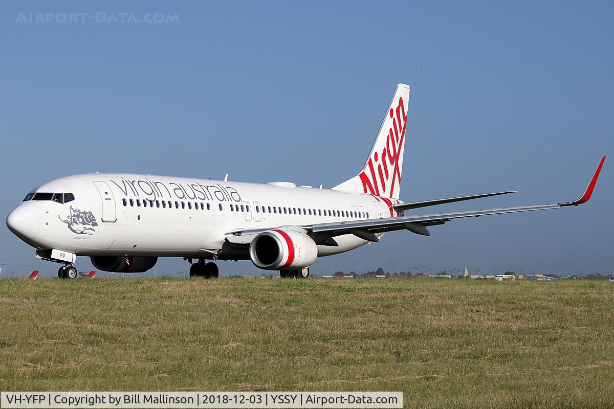 VH-YFP, 2013 Boeing 737-8FE C/N 41011, TAXIING