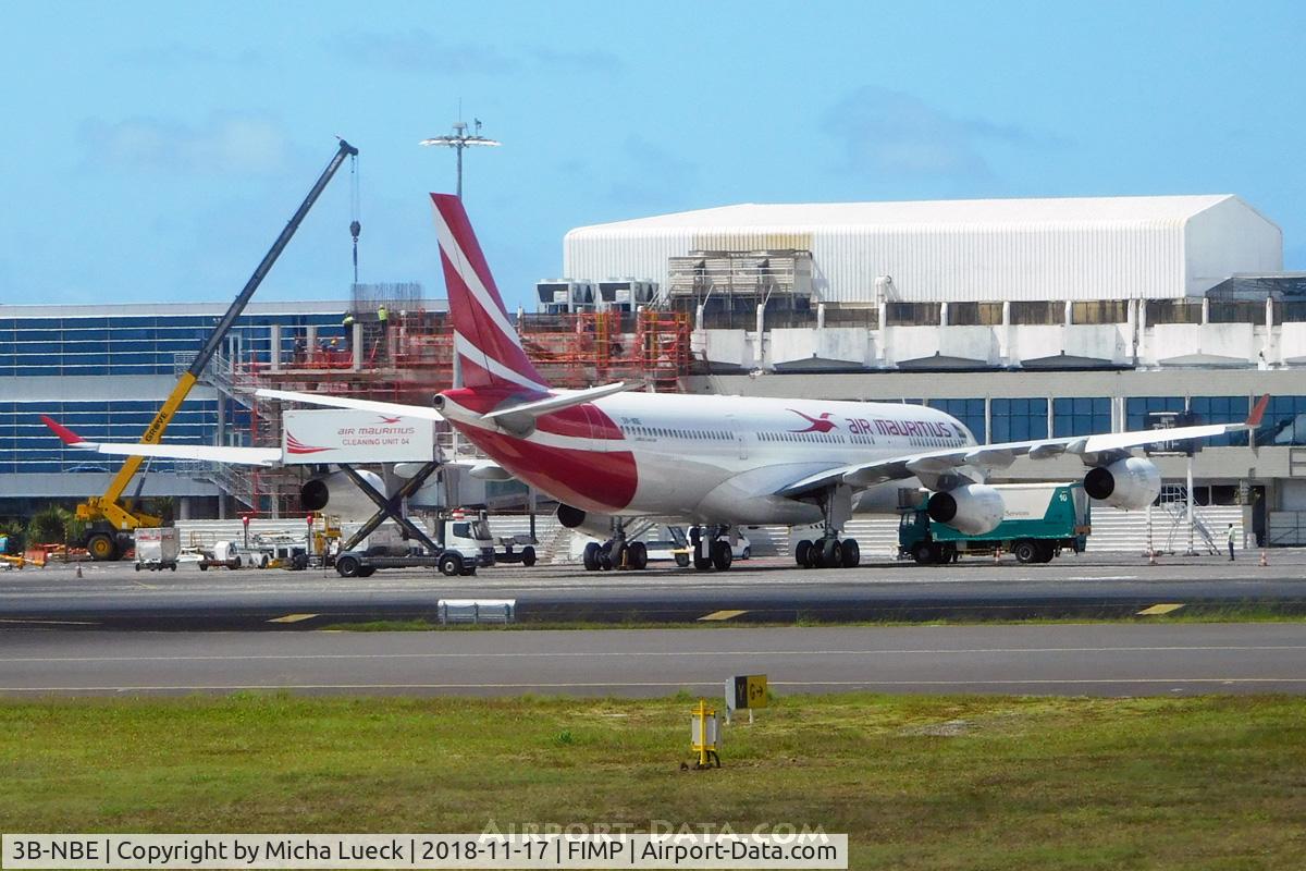 3B-NBE, 1999 Airbus A340-313 C/N 268, At Mauritius