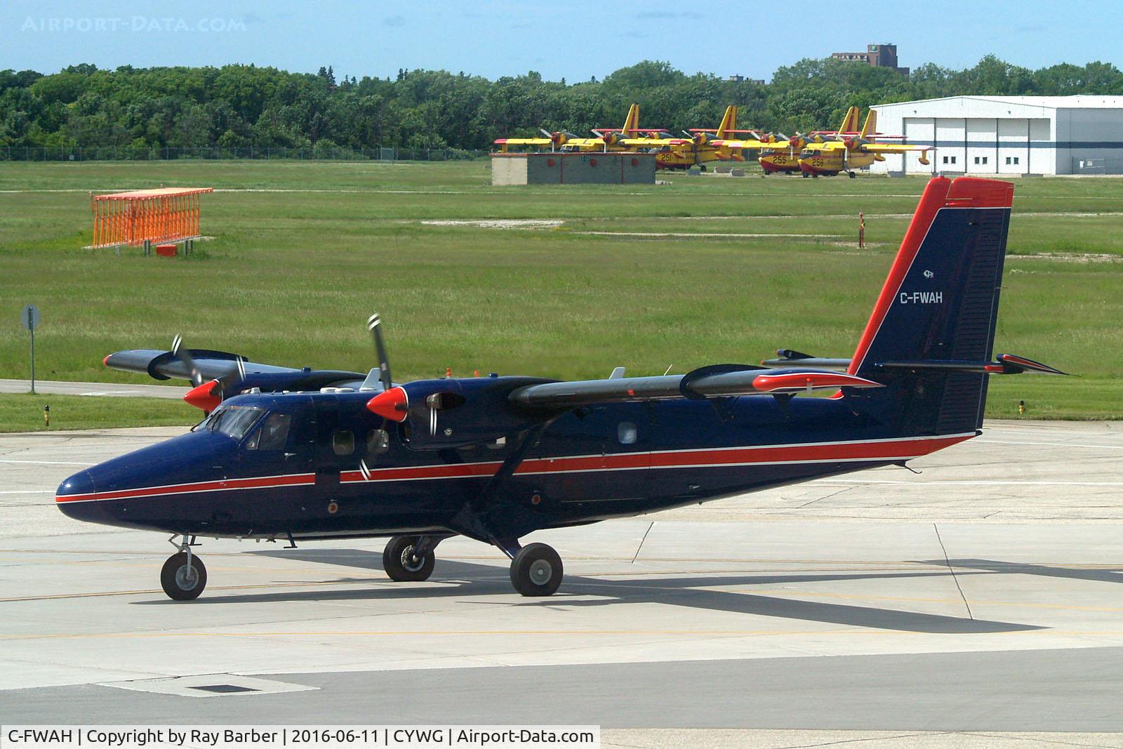 C-FWAH, 1969 De Havilland Canada DHC-6-300 Twin Otter C/N 240, C-FWAH   de Havilland Canada DHC-6-300 Twin Otter [240] (Province of Manitoba) Winnipeg Int'l~C 11/06/2016