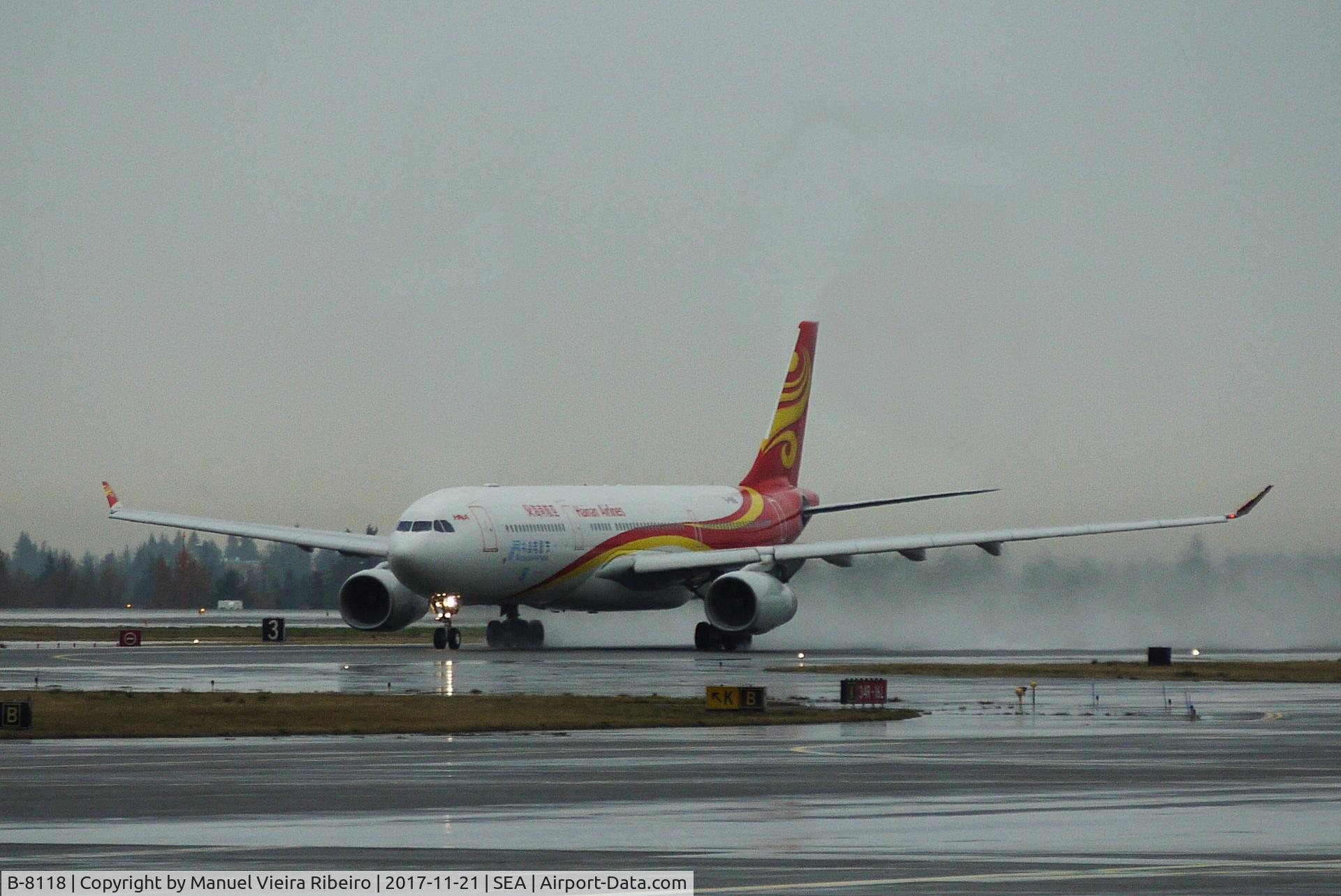 B-8118, 2015 Airbus A330-343 C/N 1686, Departure from SeaTac