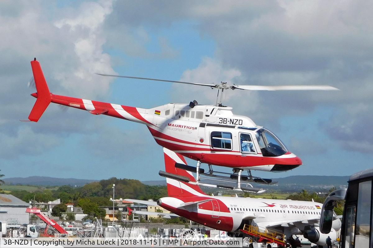 3B-NZD, 1997 Bell 206B JetRanger IV C/N 4464, At Mauritius