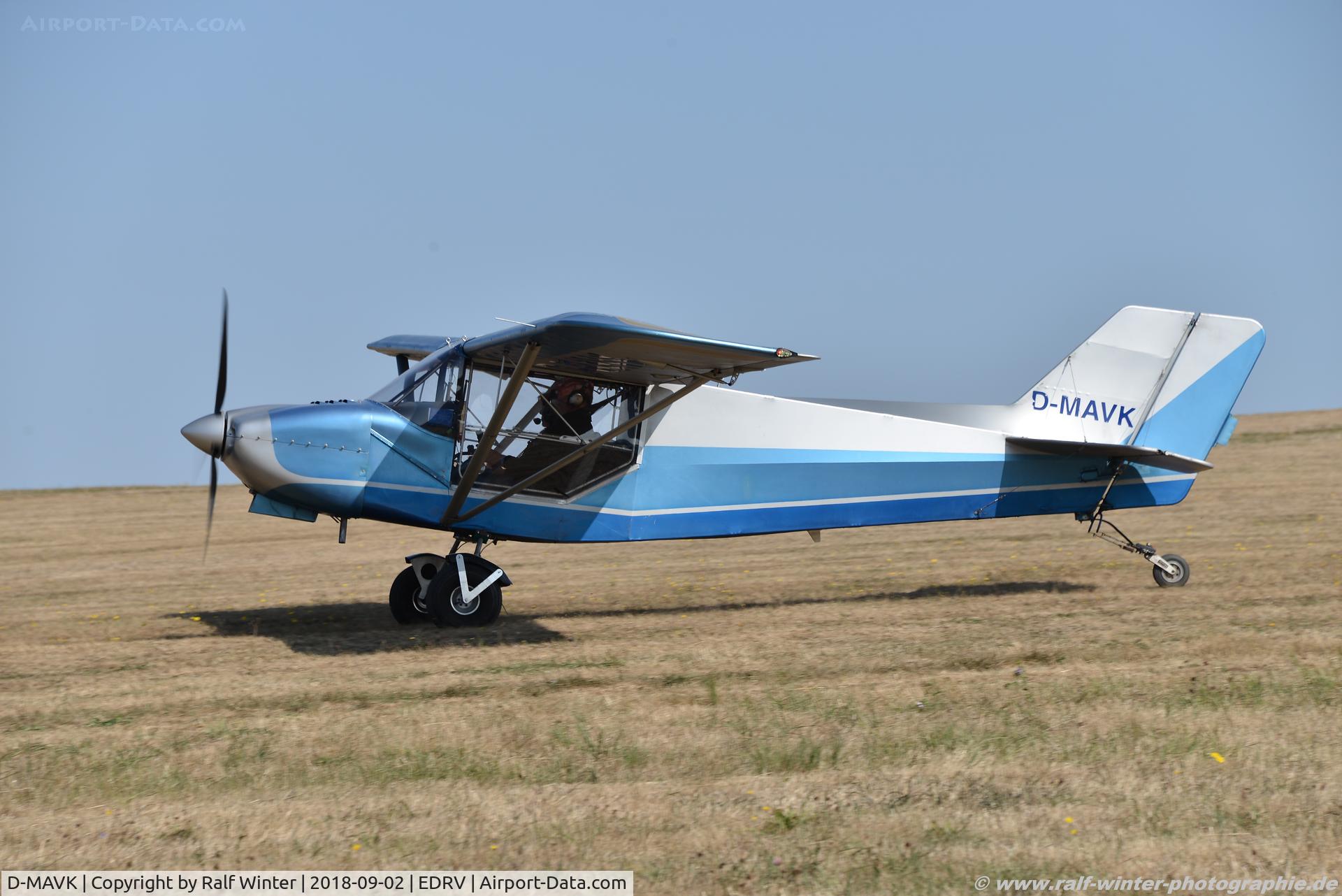 D-MAVK, Rans S-6 Coyote II C/N Not found D-MAVK, Rans S-6 Coyote II - Private - D-MAVK - 02.09.2018 - EDRV