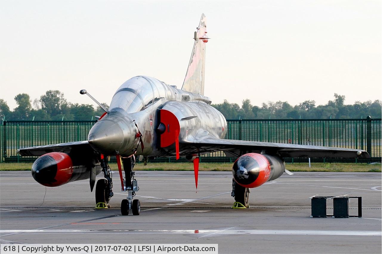 618, Dassault Mirage 2000D C/N 417, Dassault Mirage 2000D, Flight line, St Dizier-Robinson Air Base 113 (LFSI)
