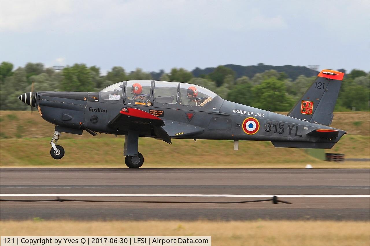 121, Socata TB-30 Epsilon C/N 121, Socata TB-30 Epsilon, Landing rwy 29, St Dizier-Robinson Air Base 113 (LFSI) Open day 2017