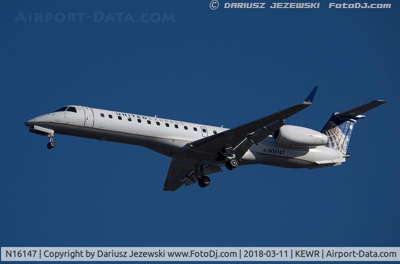 N16147, 2003 Embraer ERJ-145XR (EMB-145XR) C/N 145749, Embraer ERJ-145XR (EMB-145XR) - United Express (ExpressJet Airlines)   C/N 145749, N16147