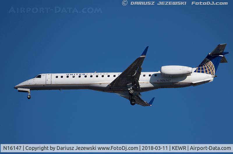 N16147, 2003 Embraer ERJ-145XR (EMB-145XR) C/N 145749, Embraer ERJ-145XR (EMB-145XR) - United Express (ExpressJet Airlines)   C/N 145749, N16147