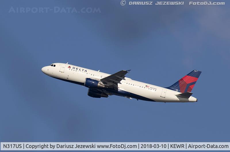 N317US, 1991 Airbus A320-211 C/N 197, Airbus A320-211 - Delta Air Lines  C/N 197, N317US
