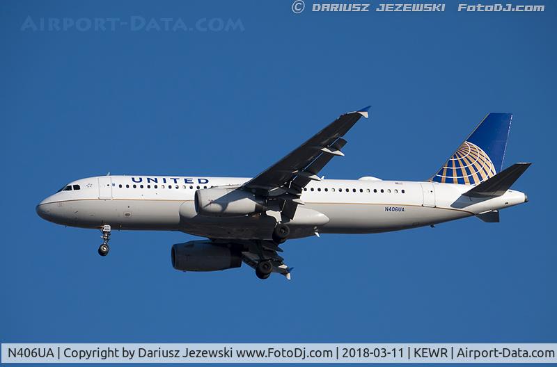 N406UA, 1994 Airbus A320-232 C/N 454, Airbus A320-232 - United Airlines  C/N 454, N406UA