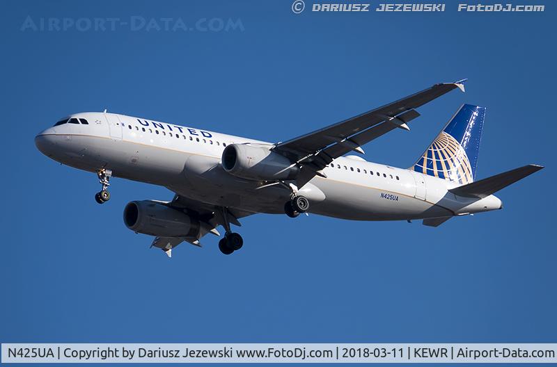 N425UA, 1995 Airbus A320-232 C/N 508, Airbus A320-232 - United Airlines  C/N 508, N425UA
