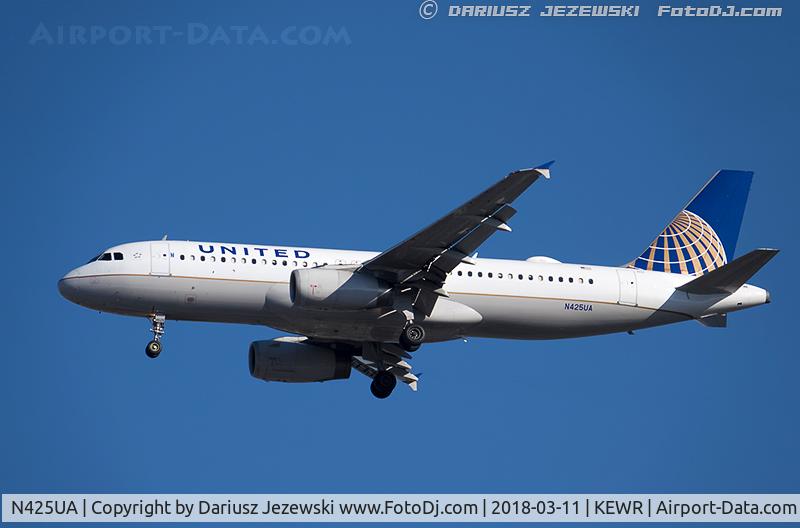 N425UA, 1995 Airbus A320-232 C/N 508, Airbus A320-232 - United Airlines  C/N 508, N425UA
