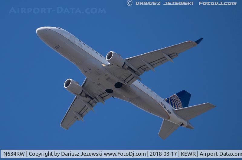 N634RW, 2004 Embraer 170SE (ERJ-170-100SE) C/N 17000055, Embraer 170SE (ERJ-170-100SE) - United Express (Shuttle America)   C/N 17000055, N634RW