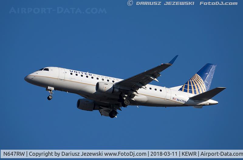 N647RW, 2005 Embraer 170SE (ERJ-170-100SE) C/N 17000067, Embraer 170SE (ERJ-170-100SE) - United Express (Republic Airlines)   C/N 17000067, N647RW
