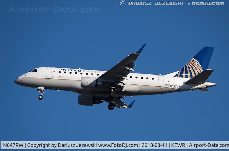 N647RW, 2005 Embraer 170SE (ERJ-170-100SE) C/N 17000067, Embraer 170SE (ERJ-170-100SE) - United Express (Republic Airlines)   C/N 17000067, N647RW