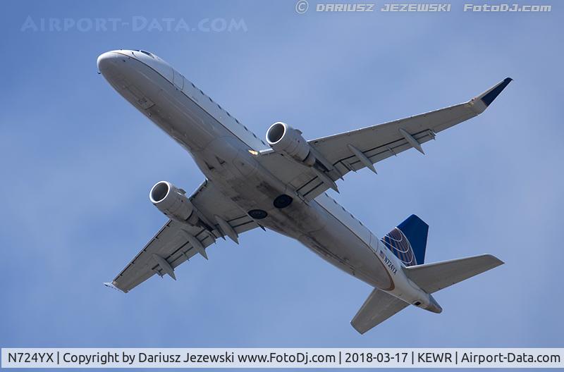N724YX, 2015 Embraer 175LR (ERJ-170-200LR) C/N 17000502, Embraer 175LR (ERJ-170-200LR) - United Express (Republic Airlines)   C/N 17000502, N724YX