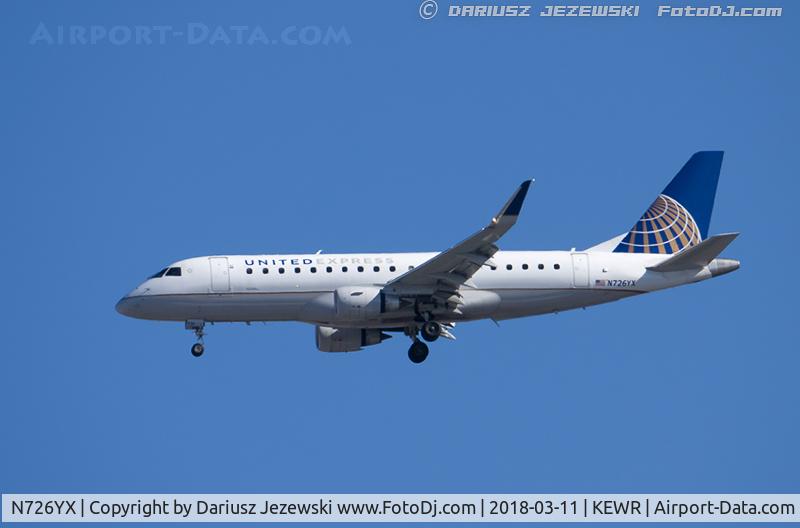 N726YX, 2015 Embraer 175LR (ERJ-170-200LR) C/N 17000507, Embraer ERJ-170-200 LR  C/N 17000507, N726YX