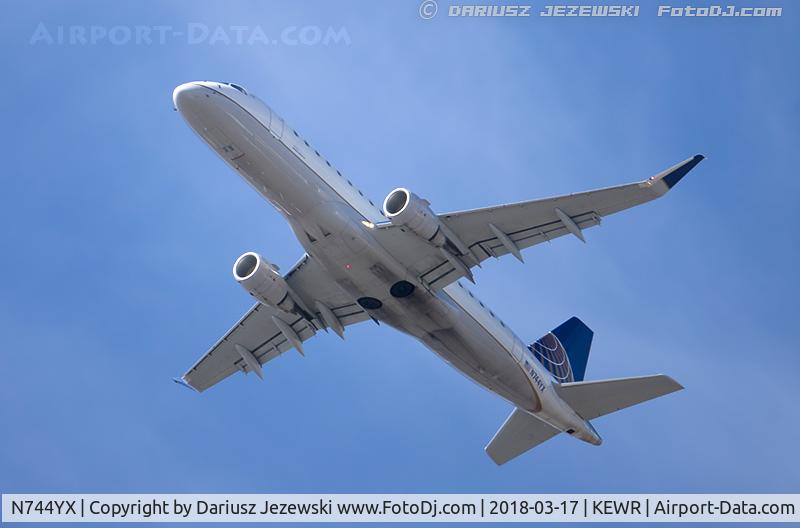 N744YX, 2017 Embraer 175LR (ERJ-170-200LR) C/N 17000661, Embraer 175LR (ERJ-170-200LR) - United Express (Republic Airlines)   C/N 17000661, N744YX
