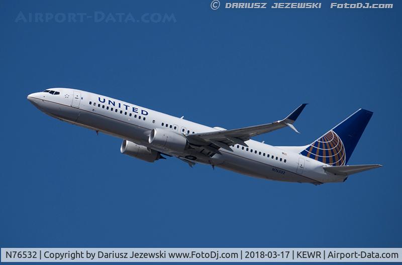 N76532, 2016 Boeing 737-824 C/N 62749, Boeing 737-824 - United Airlines C/N 62749, N76532