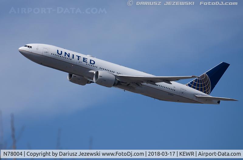 N78004, 1998 Boeing 777-224 C/N 27580, Boeing 777-224/ER - United Airlines  C/N 27580, N78004