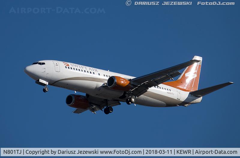 N801TJ, 1990 Boeing 737-4B7 C/N 24892, Boeing 737-4B7 - Swift Air  C/N 24892, N801TJ