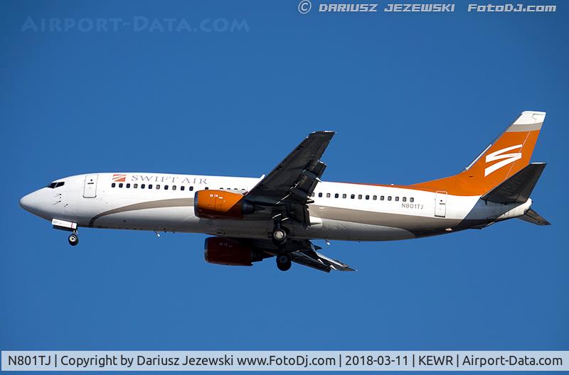 N801TJ, 1990 Boeing 737-4B7 C/N 24892, Boeing 737-4B7 - Swift Air  C/N 24892, N801TJ