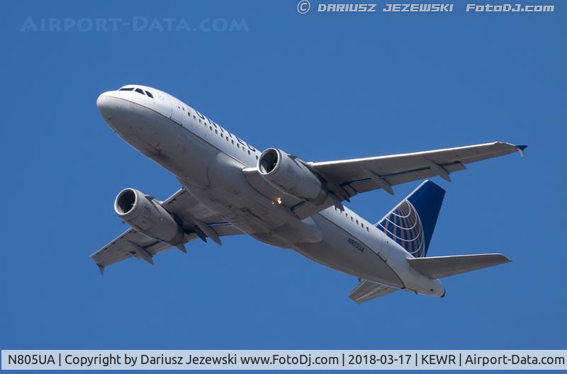 N805UA, 1998 Airbus A319-131 C/N 783, Airbus A319-131 - United Airlines  C/N 783, N805UA