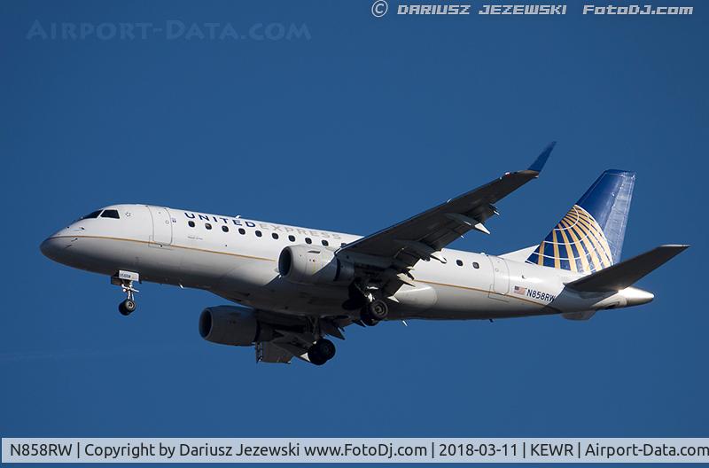 N858RW, 2005 Embraer 170SE (ERJ-170-100SE) C/N 17000080, Embraer 170SE (ERJ-170-100SE) - United Express (Shuttle America)   C/N 17000080, N858RW