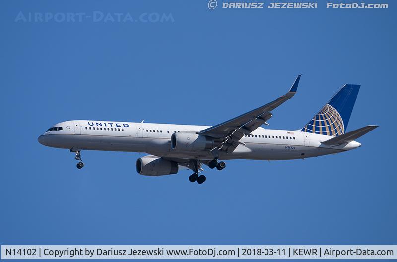N14102, 1994 Boeing 757-224 C/N 27292, Boeing 757-224 - United Airlines  C/N 27292, N14102
