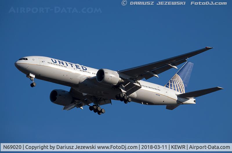 N69020, 2007 Boeing 777-224 C/N 31687, Boeing 777-224/ER - United Airlines  C/N 31687, N69020