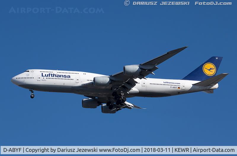 D-ABYF, 2012 Boeing 747-830 C/N 37830, Boeing 747-830 - Lufthansa  C/N 37830, D-ABYF