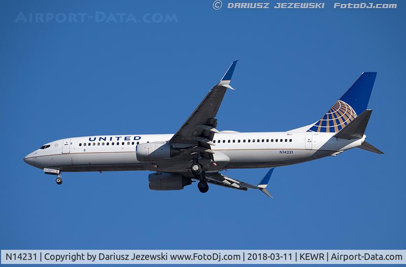 N14231, 1999 Boeing 737-824 C/N 28795, Boeing 737-824 - United Airlines  C/N 28795, N14231