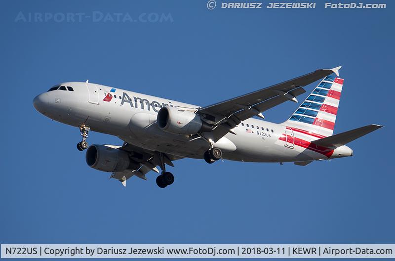 N722US, 1999 Airbus A319-112 C/N 1097, Airbus A319-112 - American Airlines  C/N 1097, N722US
