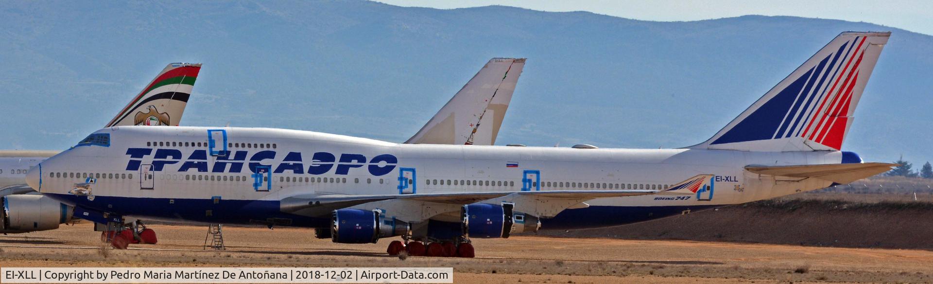 EI-XLL, 2001 Boeing 747-412 C/N 28031, Aeropuerto de Teruel-Plata - España