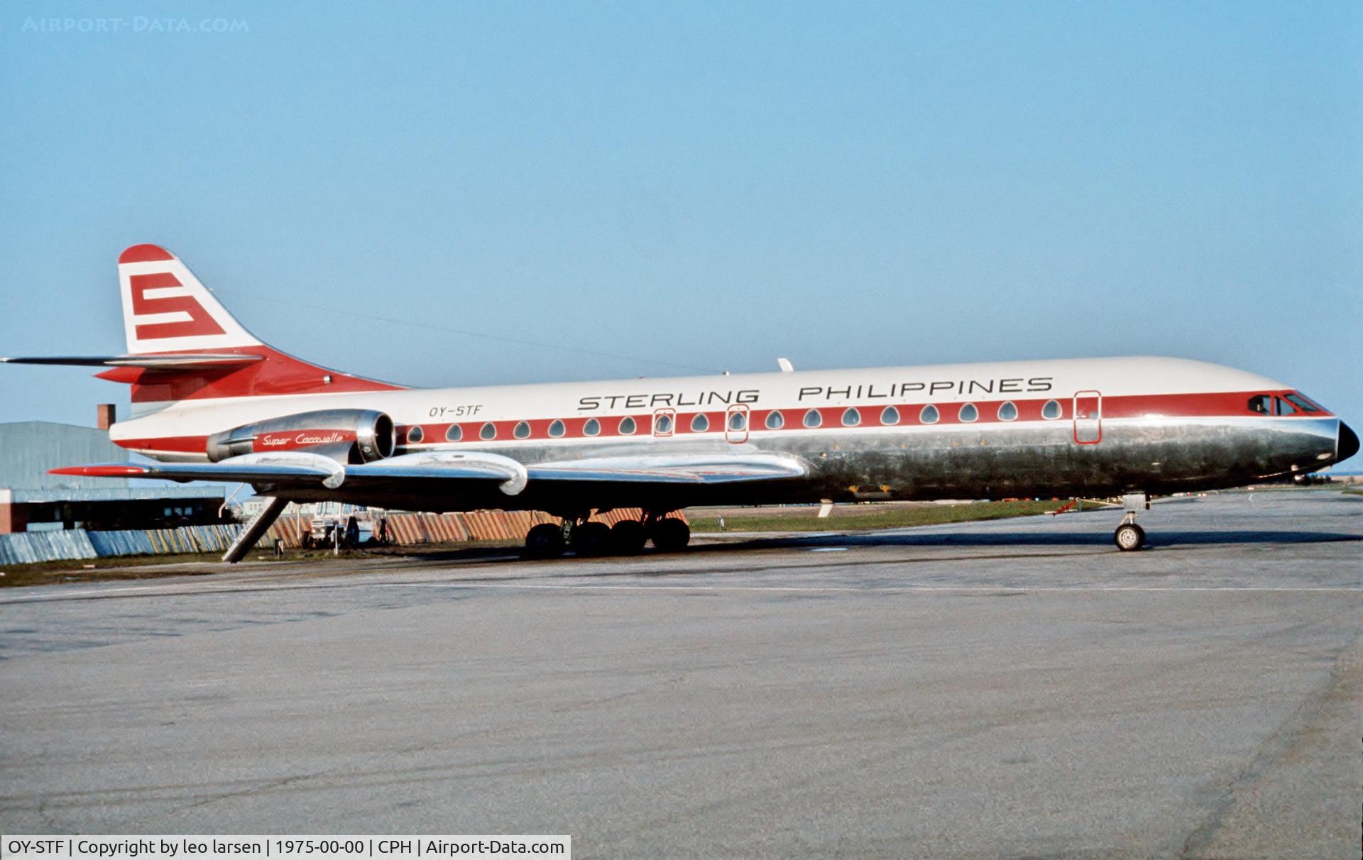 OY-STF, 1969 Sud Aviation SE-210 Caravelle 10B3 Super B C/N 257, Copenhagen 1975