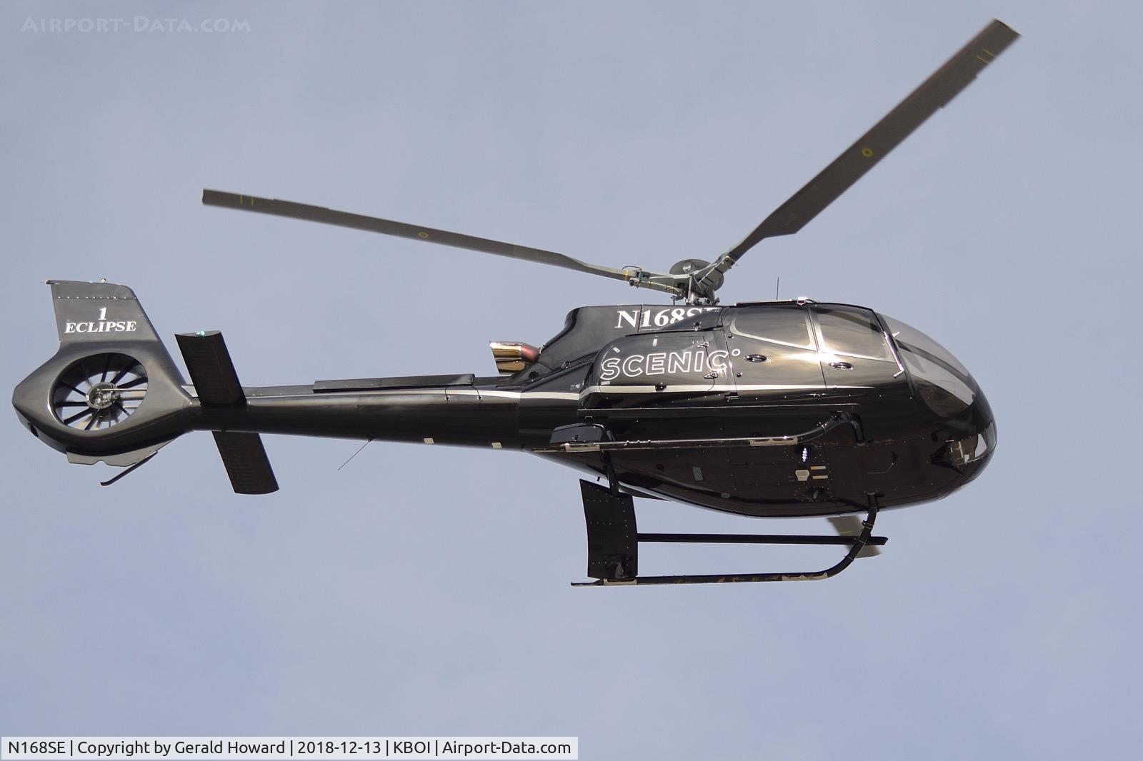 N168SE, 2017 Airbus Helicopters EC-130T-2 C/N 8438, Departing BOI.