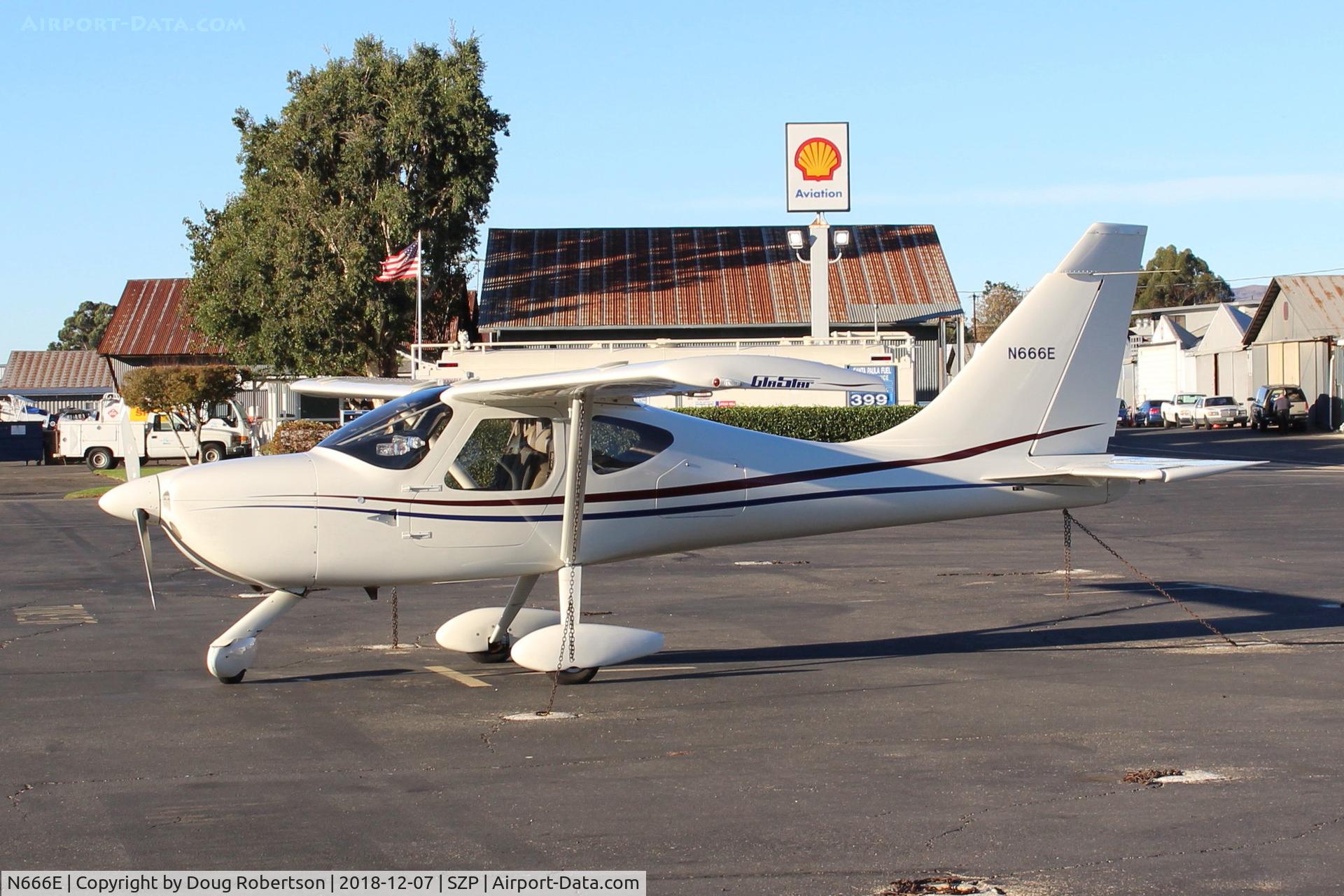 N666E, 1997 Stoddard-Hamilton GlaStar GS-1 C/N 5273, 1997 Powers GlaStar GS-1, Lycoming O-320, on Transient Ramp