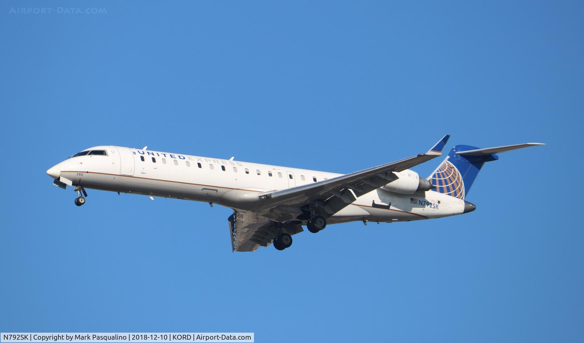 N792SK, 2009 Bombardier CRJ-700 (CL-600-2C10) Regional Jet C/N 10294, CL-600-2C10
