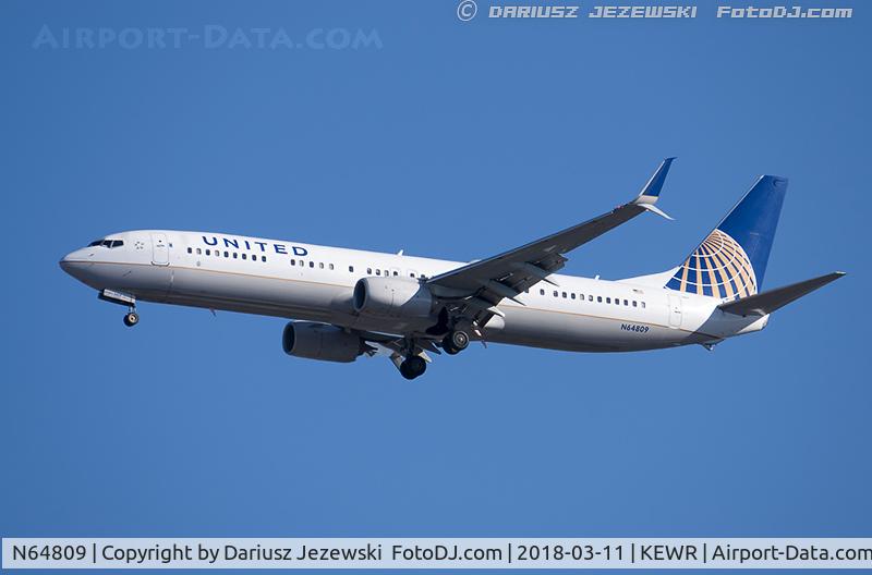 N64809, 2013 Boeing 737-924/ER C/N 42821, Boeing 737-924/ER - United Airlines  C/N 42821, N64809