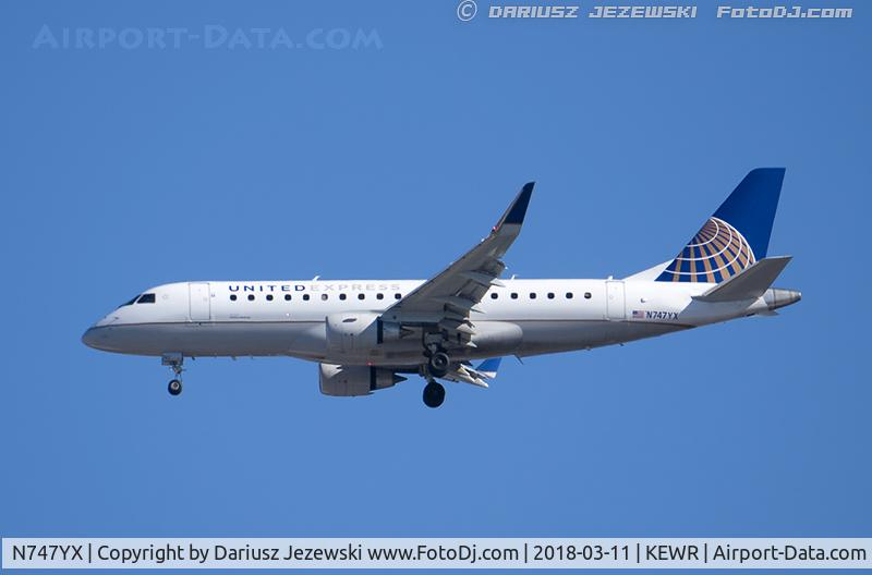 N747YX, 2017 Embraer 175LR (ERJ-170-200LR) C/N 17000676, Embraer 175LR (ERJ-170-200LR) - United Express (Republic Airlines)  C/N 17000676, N747YX