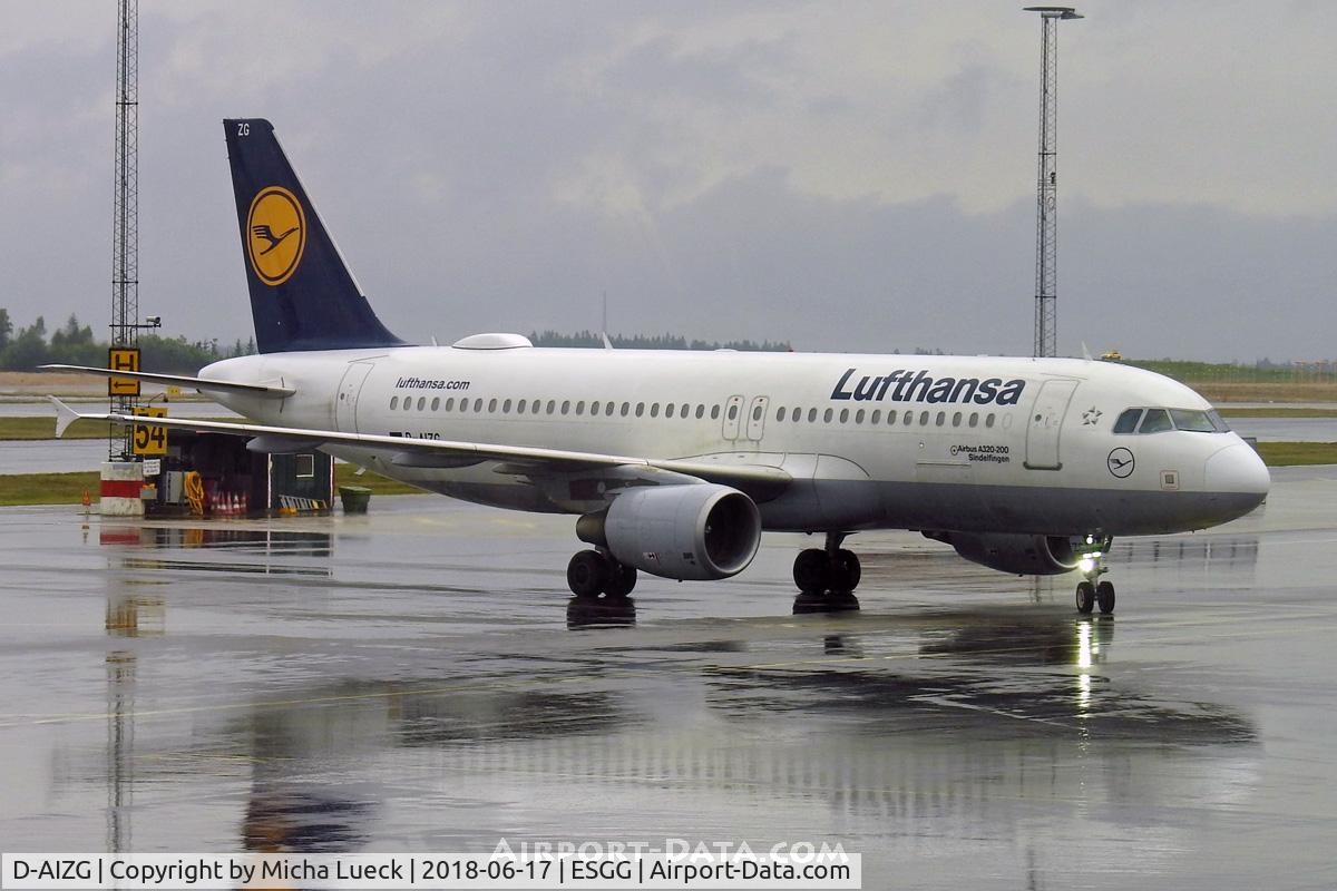 D-AIZG, 2010 Airbus A320-214 C/N 4324, At Gothenburg