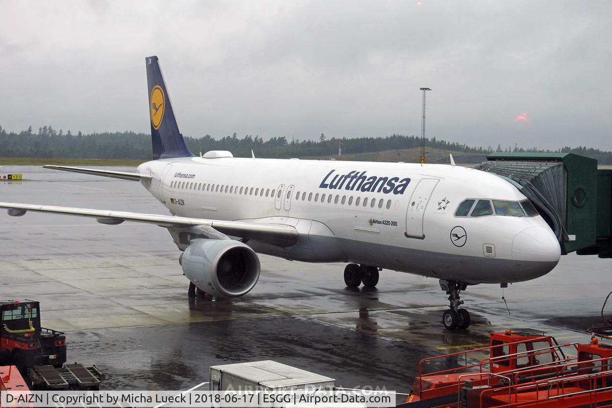 D-AIZN, 2012 Airbus A320-214 C/N 5425, At Gothenburg