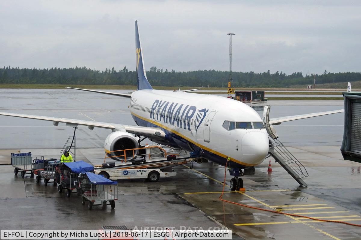 EI-FOL, 2016 Boeing 737-8AS C/N 61580, At Gothenburg