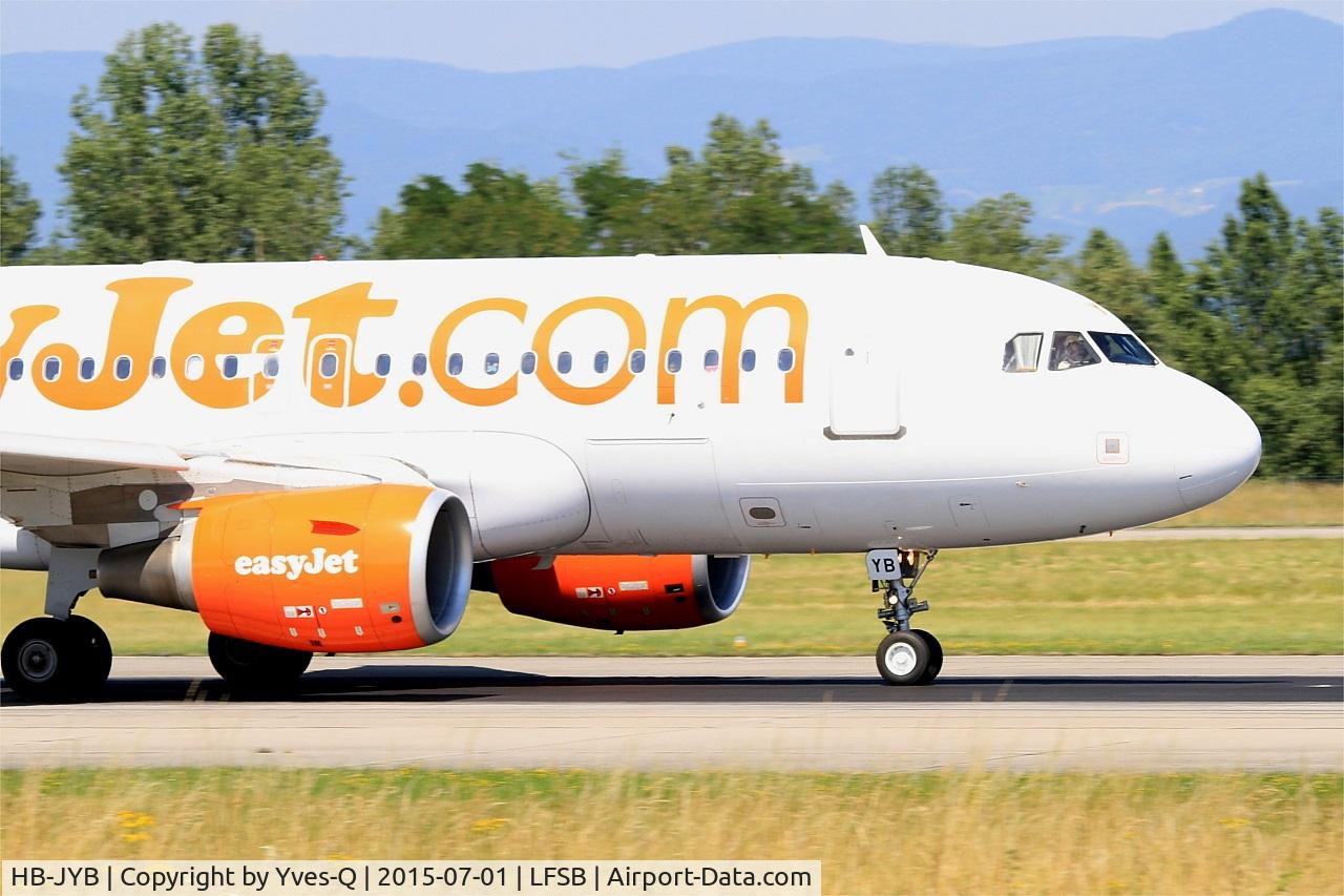 HB-JYB, 2011 Airbus A319-111 C/N 4837, Airbus A319-111, Take off run rwy 15, Bâle-Mulhouse-Fribourg airport (LFSB-BSL)