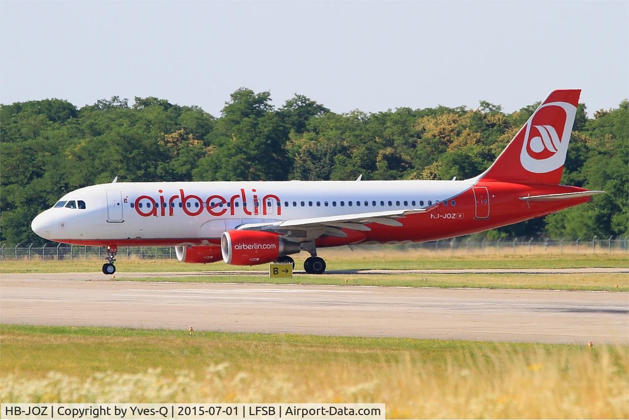 HB-JOZ, 2011 Airbus A320-214 C/N 4631, Airbus A320-214, Taxiing to holding point rwy 15, Bâle-Mulhouse-Fribourg airport (LFSB-BSL)