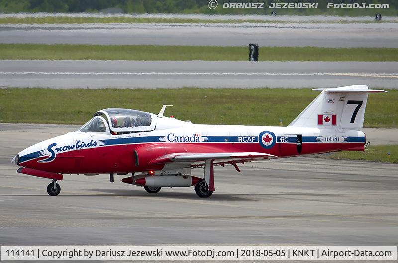 114141, Canadair CT-114 Tutor C/N 26141, CAF CT-114 Tutor 114141 C/N 1141 from Snowbirds Demo Team 15 Wing CFB Moose Jaw, SK