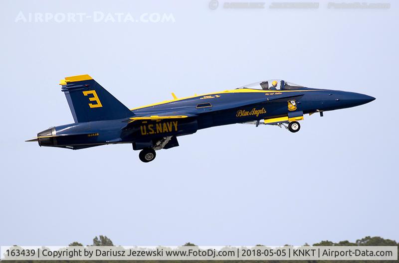 163439, 1987 McDonnell Douglas F/A-18C Hornet C/N 0639/C011, F/A-18C Hornet 163439  from Blue Angels Demo Team  NAS Pensacola, FL