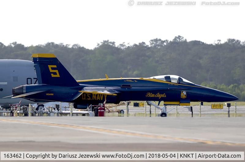 163462, 1988 McDonnell Douglas F/A-18C Hornet C/N 0683/C027, F/A-18C Hornet 163462  from Blue Angels Demo Team  NAS Pensacola, FL