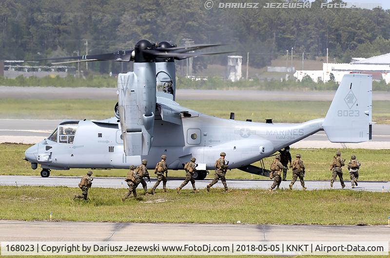 168023, Bell-Boeing MV-22B Osprey C/N D0153, MV-22B Osprey 168023 EH-11 from VMM-264 