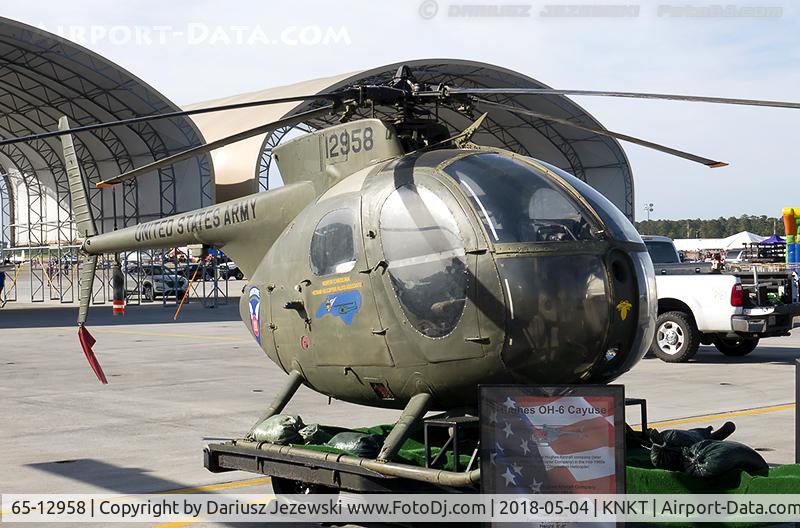 65-12958, 1965 Hughes OH-6A Cayuse C/N 0043, Hughes OH-6A Cayuse 65-12958  C/N 0043 - Vietnam Helicopter Pilot Association